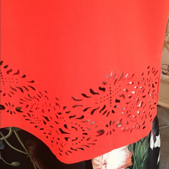 Sugar + Lips orange top with laser cut bottom - Picture 6 of 10